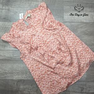 Ryegrass Sleeveless Ruffle Blouse Size XS